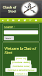 Mobile Screenshot of clash-of-steel.co.uk